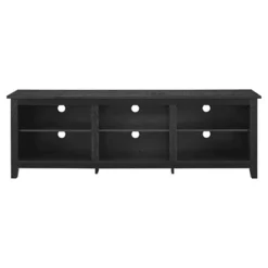 Transitional 6 Cubby Wood Open Storage Wood TV Stand For TVs Up To 80"- Saracina Home -Baxton Studio Sales Store GUEST e4c39780 fb14 4bd8 b437 8185f460c007