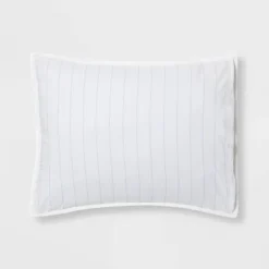 Reversible Cotton Stripe Quilt Sham - Threshold™ 5 Reversible Cotton Stripe Quilt Sham - Threshold™ -Baxton Studio Sales Store GUEST e4cf0cec a450 4cc1 91b4 45e3f6a809e4