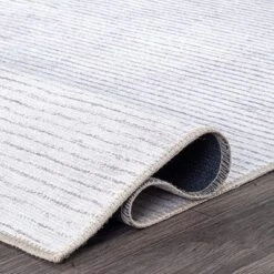 World Rug Gallery Contemporary Distressed Stripe Machine Washable Area Rug -Baxton Studio Sales Store GUEST e627031b 19a8 4463 a629 804ff3e15554