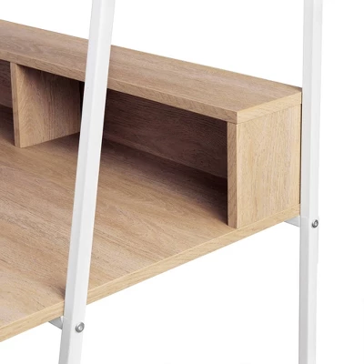 36" Writing Desk With Open Storage Ladder Bookshelf - Saracina Home 6 36" Writing Desk With Open Storage Ladder Bookshelf - Saracina Home - Image 6