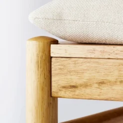 Emery Wood Counter Height Barstool With Upholstered Seat And Sling Back Natural - Threshold™ Designed With Studio McGee -Baxton Studio Sales Store GUEST e8ec7e51 c160 4262 8af2 ab79b157278d