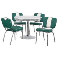 5pc Raleigh Retro Dining Set - Buylateral -Baxton Studio Sales Store GUEST e985a5e1 2881 4d68 a6e5 b56bad6ee221