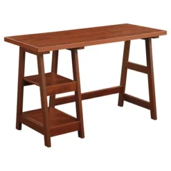 Designs2Go Trestle Desk With Shelves - Breighton Home 24 Designs2Go Trestle Desk With Shelves - Breighton Home -Baxton Studio Sales Store GUEST e9cc924e 4291 4243 ac31 220955c22f8e