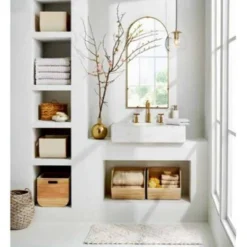 Textured Diamond Shag Bath Rug Cream - Opalhouse™ -Baxton Studio Sales Store GUEST ea244543 76c3 4d98 8faf 4076fcf1bc3e