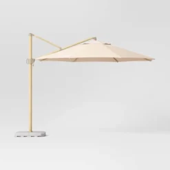 11'x11' Offset Patio Umbrella - Light Wood Pole - Threshold™ 16 11'x11' Offset Patio Umbrella - Light Wood Pole - Threshold™ -Baxton Studio Sales Store GUEST ea47e628 bcf7 4e12 96be fb89f6cc84f9
