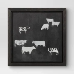 (Set Of 2) 12" X 12" Cow Collection II Framed Wall Canvases - Threshold™ 7 (Set Of 2) 12" X 12" Cow Collection II Framed Wall Canvases - Threshold™ -Baxton Studio Sales Store GUEST eba1d89c 78cc 4c5b 8c67 3a03cc2b6c22