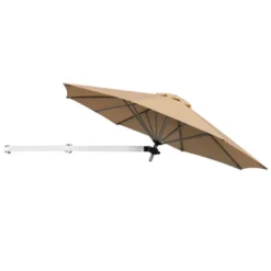 Tangkula 8ft Wall Mounted Cantilever Umbrella Patio Adjustable Tilting Sunshade Umbrella -Baxton Studio Sales Store GUEST ecbbe32f 4cfb 4bc7 95f1 2d0a4cbdf008