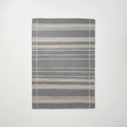 Wool Blend Variegated Stripe Area Rug Dark Gray - Hearth & Hand™ With Magnolia -Baxton Studio Sales Store GUEST ed90b234 077e 454c 8d98 a788492a1a64