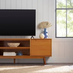 Solid Wood Mid-Century Modern TV Stand For TVs Up To 80" - Saracina Home -Baxton Studio Sales Store GUEST f09c7b08 f76c 453d bb2f 0629cfb1822f