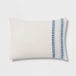 12pc Embroidered Fringe Stripe With Tassels Comforter & Sheet Bedding Set - Threshold™ 15 12pc Embroidered Fringe Stripe With Tassels Comforter & Sheet Bedding Set - Threshold™ -Baxton Studio Sales Store GUEST f444f6d2 0d0a 4207 b98a 71b4b6861496