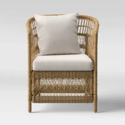 Mulberry 3pc Patio Chat Set - Natural - Threshold™ -Baxton Studio Sales Store GUEST f4660b8b a7fb 412f bf92 61ace4a31946