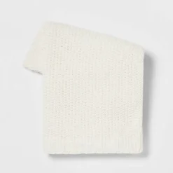 Solid Chenille Knit Throw Blanket - Threshold™ -Baxton Studio Sales Store GUEST f589fb0f a2a5 4555 a801 95c826409542