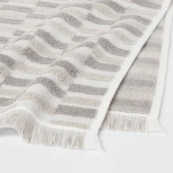 Checkerboard Towel Gray/White - Threshold™ -Baxton Studio Sales Store GUEST f78af8d2 97f3 4a95 b671 49a5d0fa1c3e
