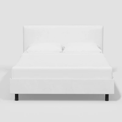 Olivia Upholstered Platform Bed Velvet - Threshold™ 1 Olivia Upholstered Platform Bed Velvet - Threshold™