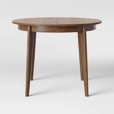 Astrid Mid-Century Round Extendable Dining Table - Threshold™ 4 Astrid Mid-Century Round Extendable Dining Table - Threshold™ - Image 4
