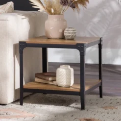 Set Of 2 Benny Urban Industrial Angle Iron Side Tables - Saracina Home -Baxton Studio Sales Store GUEST fb2a554d 6054 4753 b5b4 44f760fd07d6