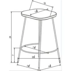 Metal Base Counter Height Barstools With Wood Seat Brown - Threshold™ Designed With Studio McGee 9 Metal Base Counter Height Barstools With Wood Seat Brown - Threshold™ Designed With Studio McGee -Baxton Studio Sales Store GUEST fc6ba567 7d0a 4f6c a2d1 6fb42b1cfa64