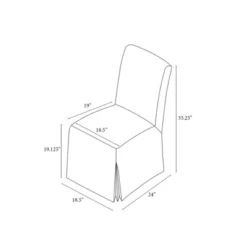 Canvas Slipcover Armless Dining Chair - Hearth & Hand™ With Magnolia -Baxton Studio Sales Store GUEST fc97354d 061e 4aac 9cad 1061314ab18c
