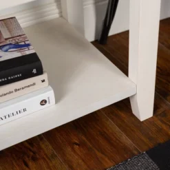 48" Farmhouse Solid Wood 2 Drawer Buffet White - Saracina Home -Baxton Studio Sales Store GUEST fca06093 76ee 4361 a9c1 7bd02fcca42c