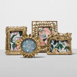 4" X 4" Cast Sunburst Frame Gold - Opalhouse™ -Baxton Studio Sales Store GUEST fd37b239 5c24 4dd7 9ffd e03c865a7260