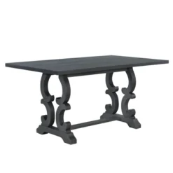 6 PCS Retro Dining Set With Unique-designed Table And Upholstered Chair-ModernLuxe 17 6 PCS Retro Dining Set With Unique-designed Table And Upholstered Chair-ModernLuxe -Baxton Studio Sales Store GUEST fe9eaee8 b05d 44ca b5ff b3dd9c5c3608