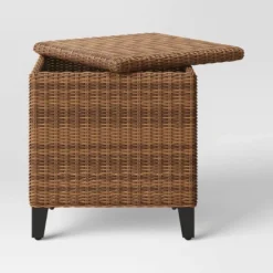 Brookfield Patio End Table With Storage - Brown - Threshold™ 8 Brookfield Patio End Table With Storage - Brown - Threshold™ -Baxton Studio Sales Store GUEST ff9a62b7 74ef 4f6f b525 2c32346f02b6